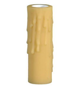 Candle cover #05 Wide 4-h PolyBeesWax gold