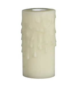 Candle cover #07 Super wide 4-h PolyBeesWax ivory