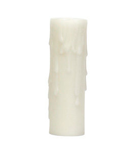 Candle cover #06 Wide 4-h PolyBeesWax ivory